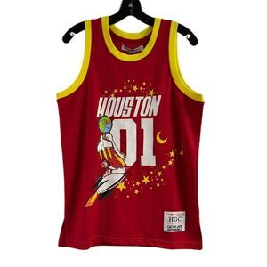 NWT HOUSTON Cactus Jack Astroworld #01 Jersey Size S